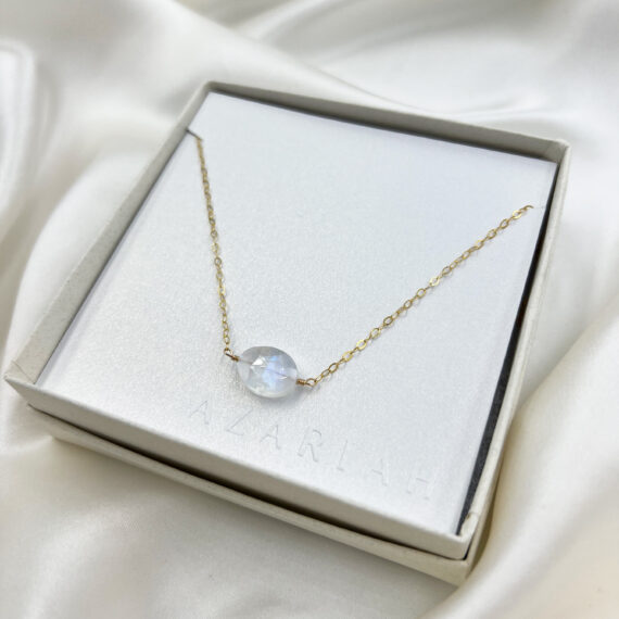 Moonstone Gem Necklace - Image 2