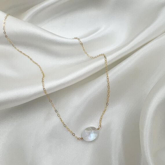 Moonstone Gem Necklace - Image 3