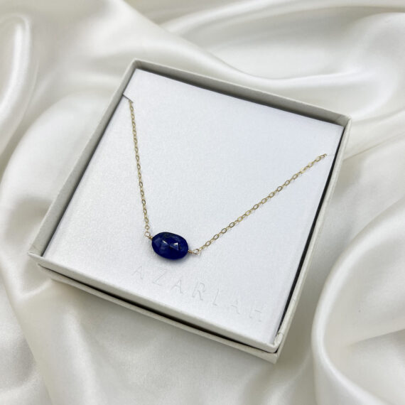 Lapis Lazuli Gem Necklace - Image 2