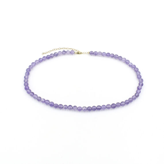 Amethyst Beaded Necklace