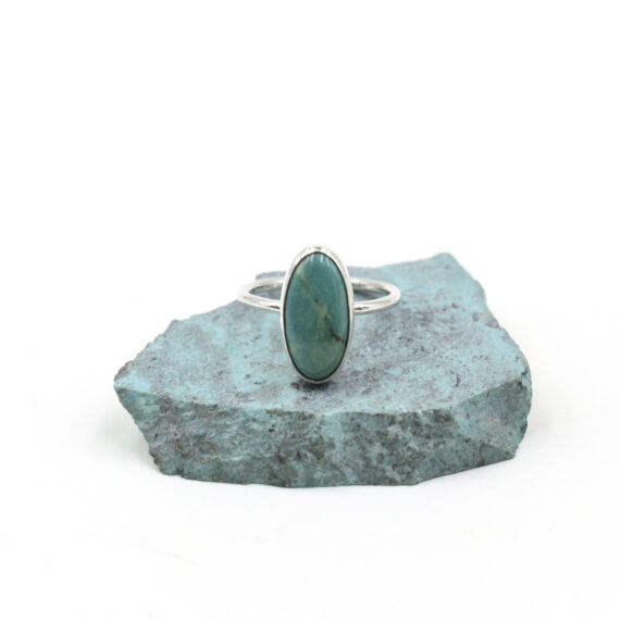 Oval Turquoise Gem Ring