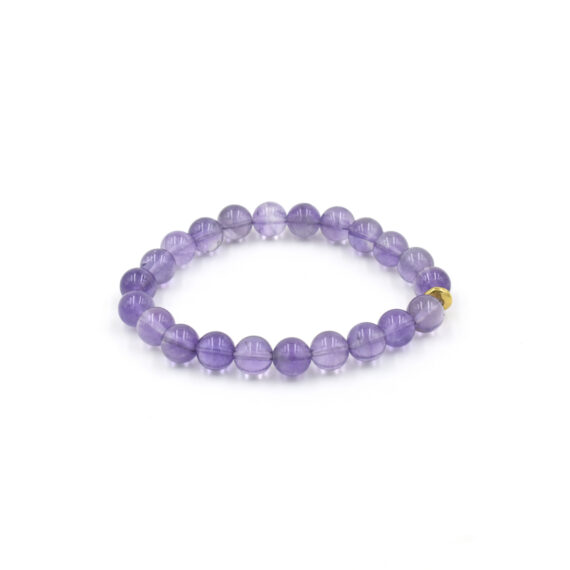 Light Amethyst Bracelet - 8 mm