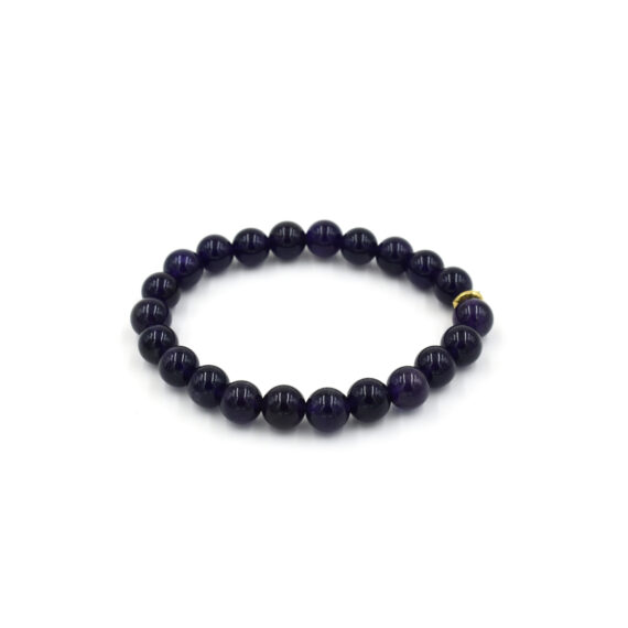 Dark Amethyst Bracelet - 8 mm