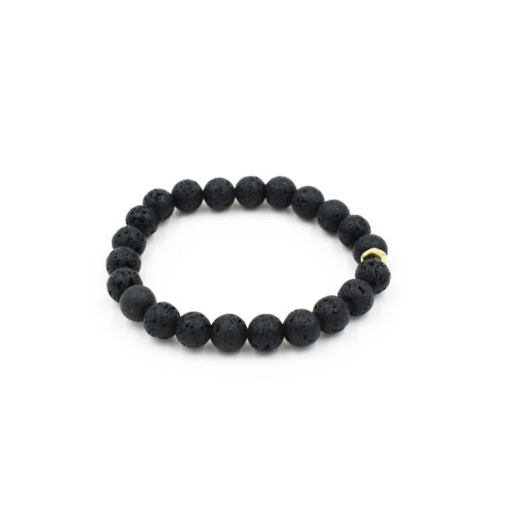 Lava Stone Bracelet - 8 mm