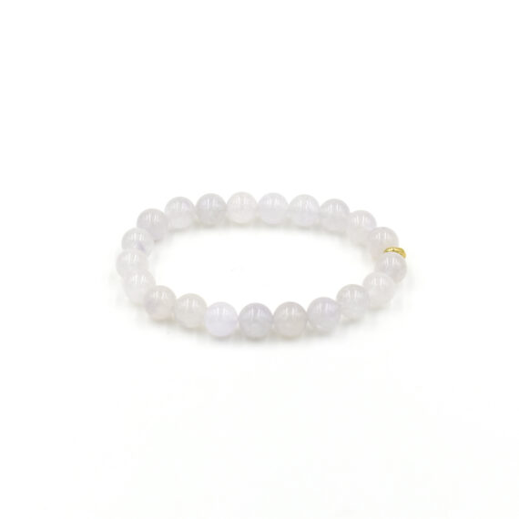 Lavender Jade Bracelet - 8 mm