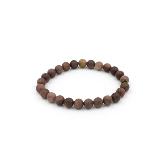 Matte Red Jasper Bracelet - 8 mm