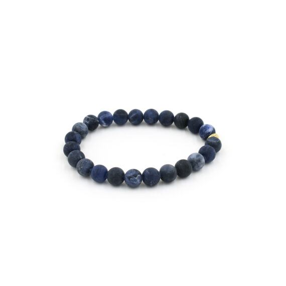 Matte Sodalite Bracelet - 8 mm